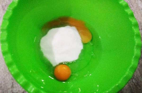 Яйца с сахаром