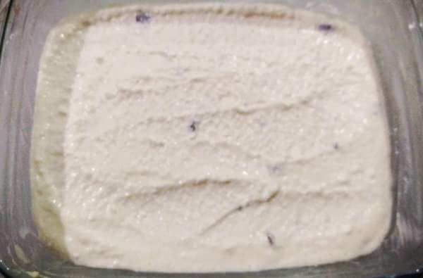 Помещаем на форму для запекания