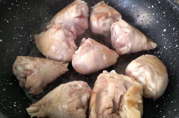 Обжарка курицы